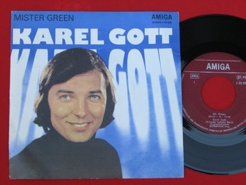 KAREL GOTT mr green / wandrer SP Amiga NM 1972