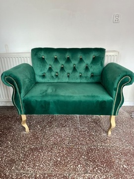 Meble lada i sofa w kolorze zielonym