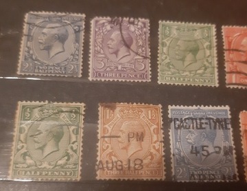 Różne znaczki mieszane Jerzy V