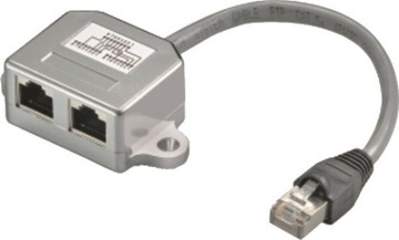 Adaptery 1x RJ-45 -> 2x RJ-45 10/100 BaseT (2szt)