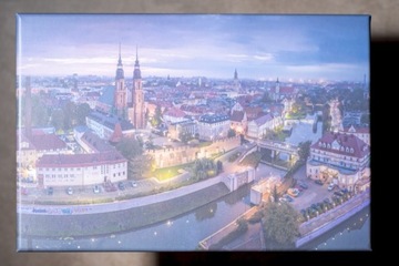 Fotoobraz na płótnie - Opole panorama miasta
