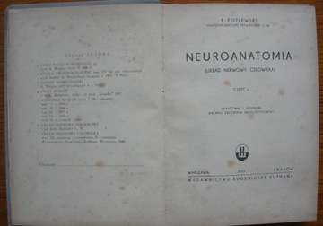 Neuroanatomia - R. Poplewski 1949