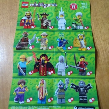 MINIFIGURKA,MINIFIGURES SERIA 13