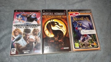 Mortal Kombat Medievil Sega Mega Drive PSP 