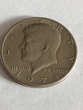 half dollar  1971  USA 