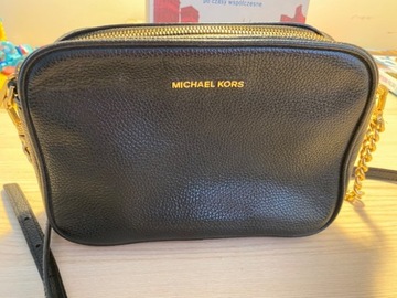 Michael kors torebka czarna skora oryginalna