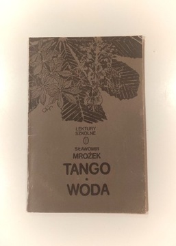 Sławomir Mrożek "Tango Woda." Książka PRL wyd. 1 