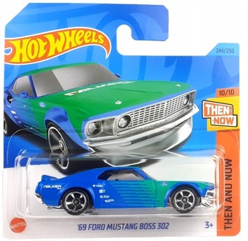 Samochodziki Hot Wheels '69 FORD MUSTANG BOSS 302