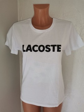 Nowy T-shirt damski Lacoste rozm S