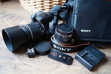 Sony a550 aparat PRZEBIEG TYLKO 10K zdjęć! a7 a350