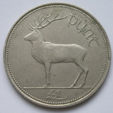 Irlandia 1 funt 1994 - jeleń