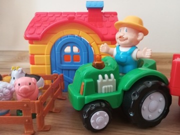 Farma ze zwierzętami. Zabawki dla dzieci.