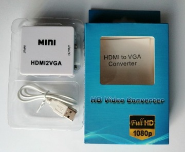 Konwerter VGA do HDMI Audio