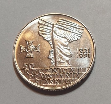 10 złotych 1971 - 50 rocznica Powstania Śl. (st.1)