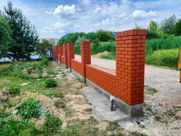 ogrodzenia panelowe gabionowe klinkier montaż