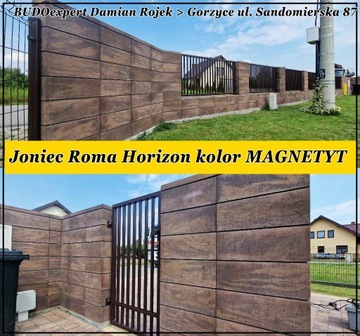 Ogrodzenie JONIEC Roma Horizon MAGNETYT depozyt