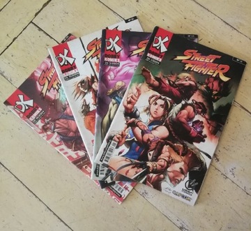Unikat zestaw komiksów Street Fighter 2004, 1-4 
