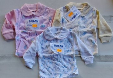 Bluzeczki dziecięce 3 sztuki bawełna 100%