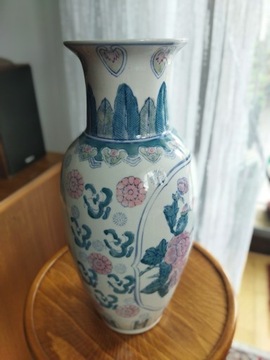 wazon chiński z pocz.lat 90-tych XXw.,wys.43 cm