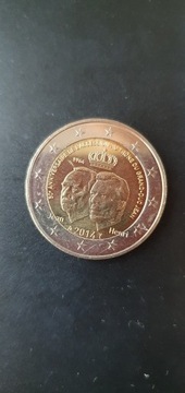 Luksemburg 2 euro 2014 rok