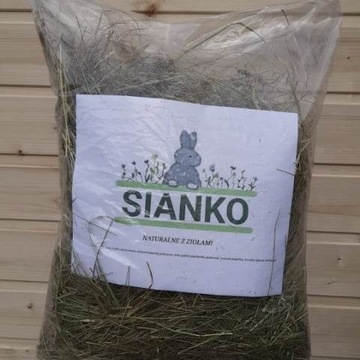 Siano naturalne z ziołami 1kg Idealne dla królika