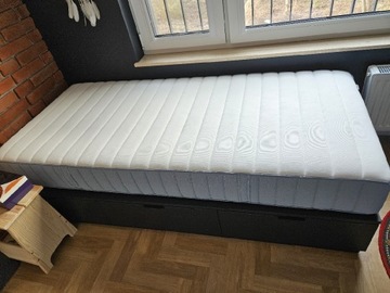 IKEA NORDLI łóżko 90 czarne