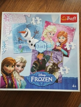 Puzzle Trefl Disney Frozen 3 w 1 