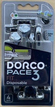 Maszynki Dorco pace 3 komplet 4 szt. + 1 GRATIS