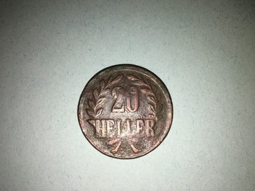 20 Heller 1916 DOA Niemiecka Afryka Wschodnia