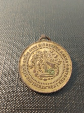 Zgierz medal 1872 rok. muzyka UNIKAT zach.1egzemp.