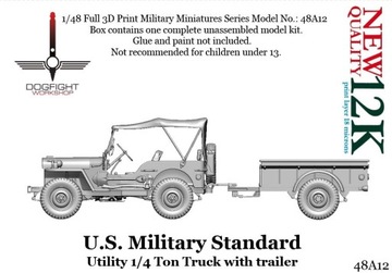 Jeep Willys MB 1/48 Dogfight Workshop 48A12 3D