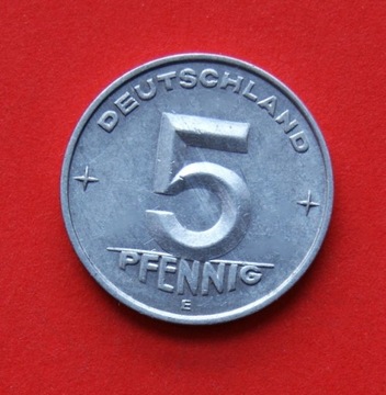 5 Fenigów 1953  E  r - Niemcy NRD 