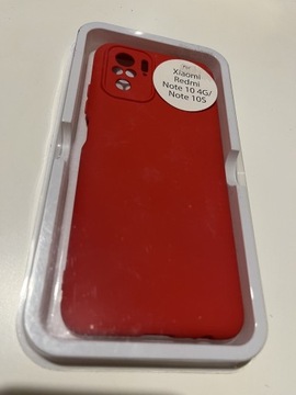 Case nowy do xiaomi redmi note 10 czerwony matowy