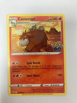 Karta TCG Pokemon GO: Camerupt 014/078