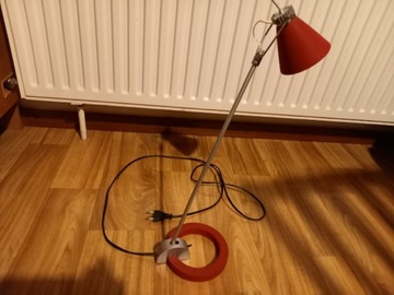 lampka biurkowa metalowa 50cm wysoka żeliwna GU10