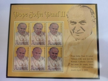 Jan Paweł II -  Saint Vincent i Grenadyny 2005