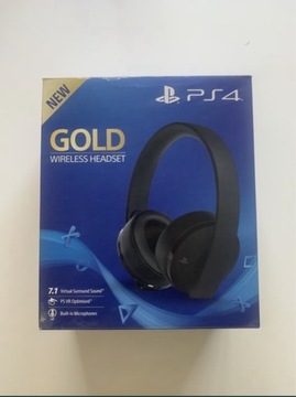 Słuchawki ps4 gold 7.1 