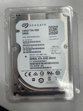 DYSK TWARDY SEAGATE 500GB 2,5 ST500LT012