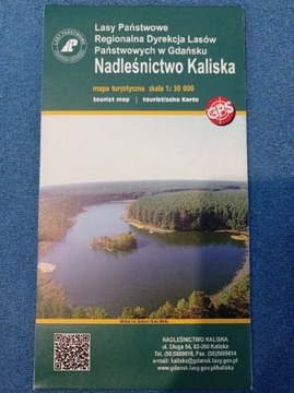 Nadleśnictwo Kaliska mapa 