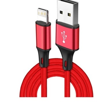 Pleciony kabel USB do iPhone 1m nylonowy do iPhone