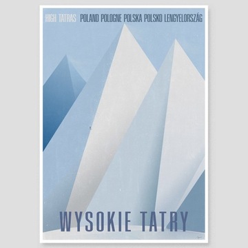 Tatry Wysokie Plakat grafika 