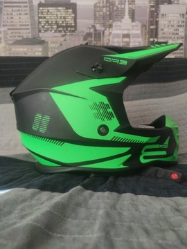 Kask Lazer rozmiar L czarno zielony 