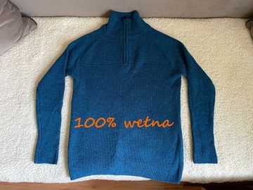 Sweter unisex 100% wełna Neomondo XL stan perfekt!