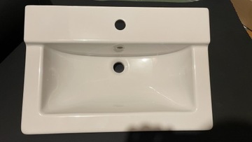 Umywalka ceramiczna IKEA 60x40 NOWA z syfonem
