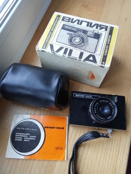 analogowy aparat fotograficzny Vilia   Triplet 9 F4 40mm