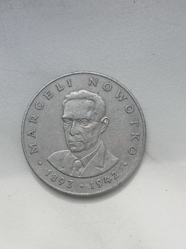 Moneta 20 zł 1976 r Nowotko z.z.m