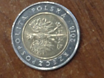 Moneta 5zl 100-rocznica odzyskania niepodległości