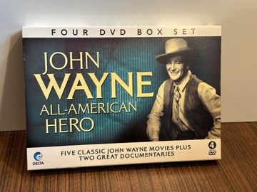 JOHN WAYNE Zestaw 4 DVD 5 filmów 