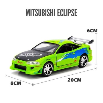1:24 Mitsubishi Eclipse 1995 szybcy i wściekli 