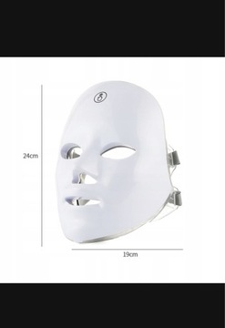 Maska LED do twarzy 7 kolorów 